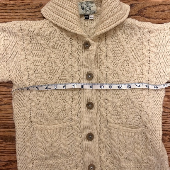Irish Knit Wool Sweater - Picture 7 of 9